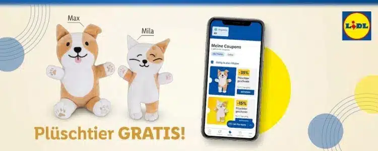 Plüschtier gratis über LIDL Plus