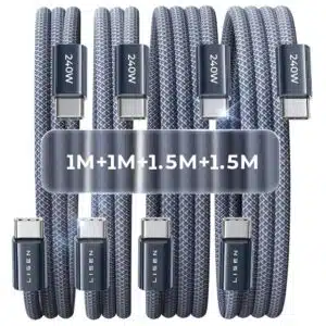 Vier USB-C-Kabel von Lisen