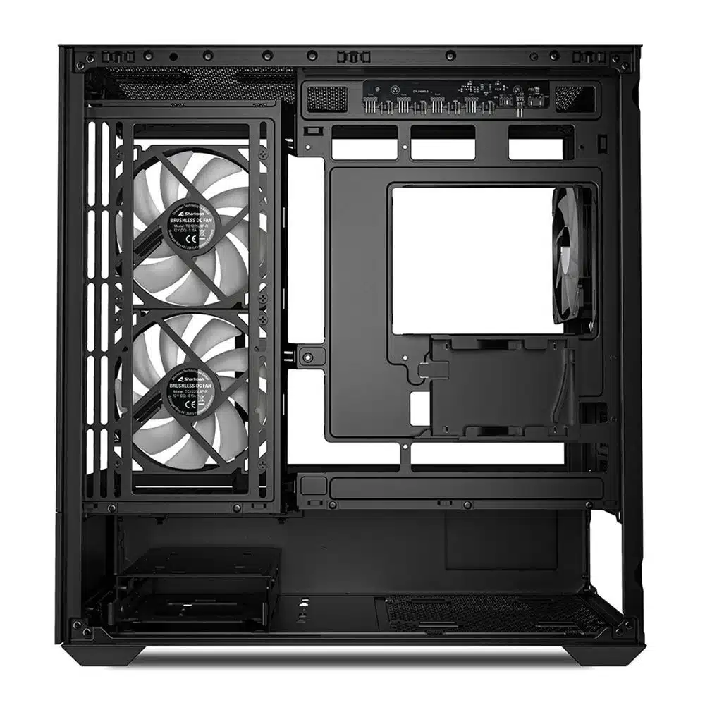 Innenraum des Sharkoon MK6 PC-Gehäuses