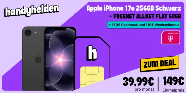 Apple iPhone 17e Handyvertrag