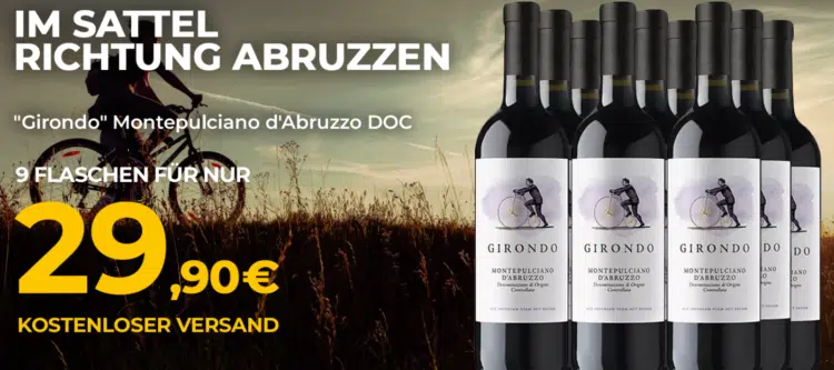 9 Flaschen Girondo Montepulciano d'Abruzzo DOC 2025