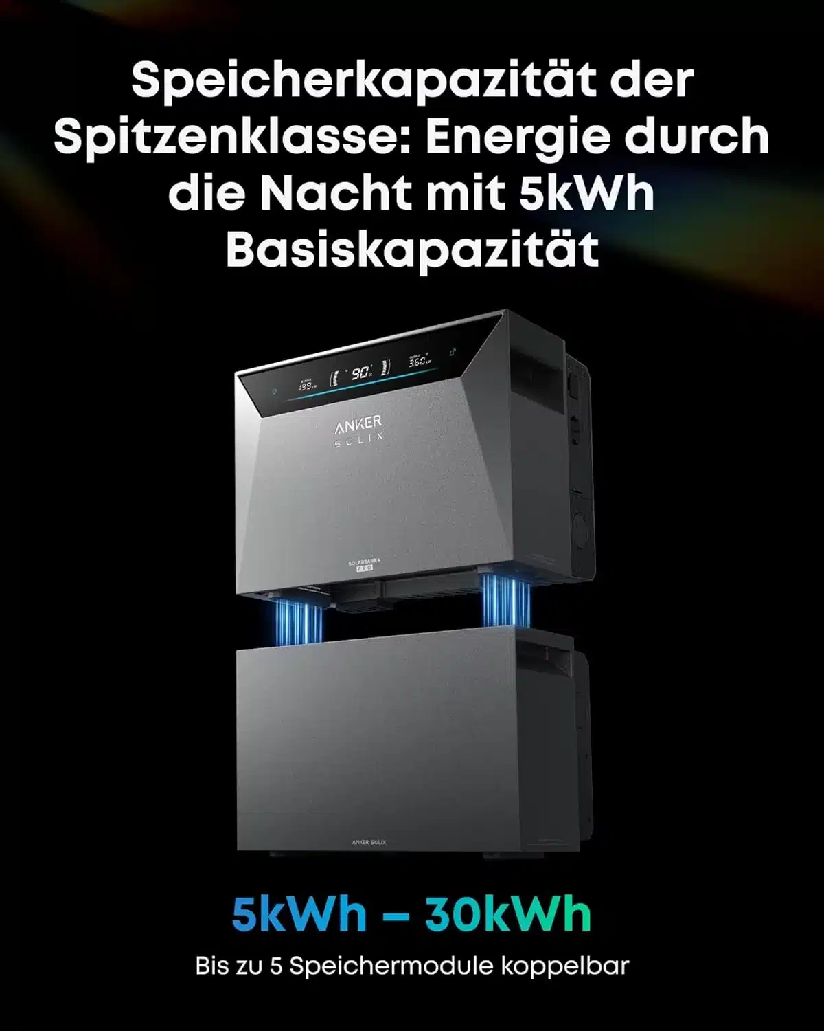Anker SOLIX BP5000 erweiterbar von 5 bis 30 kWh