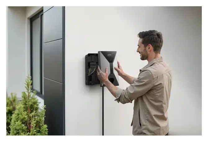 Anker SOLIX V1 Wallbox Montagebeispiel