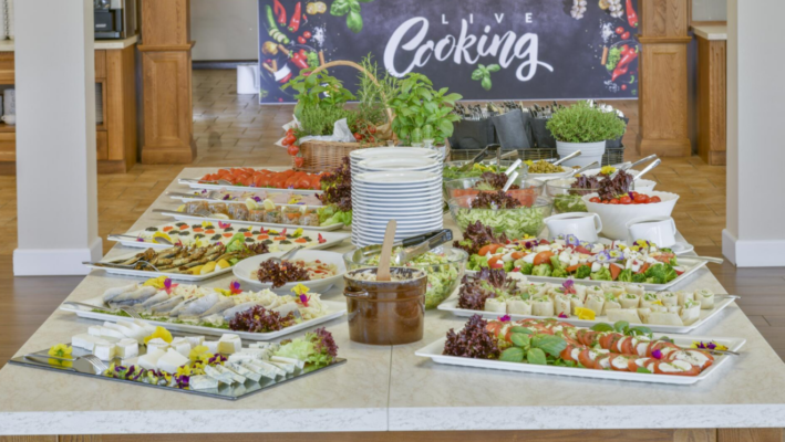 Buffet im Restaurant des Mona Lisa Wellness & Spa in Kolberg