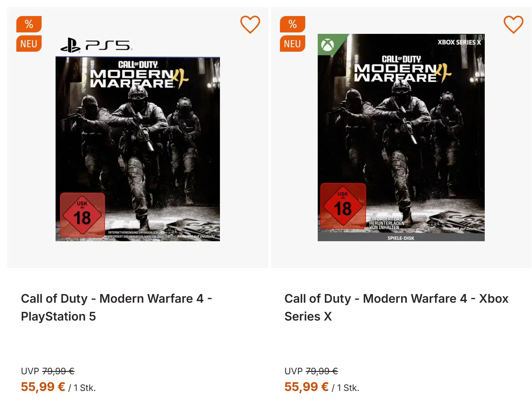 Call of Duty Modern Warfare 4 bei Müller