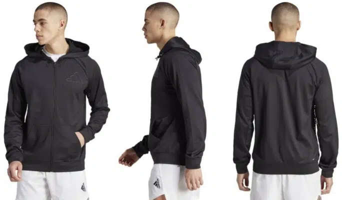 Kapuzenjacke adidas Game and Go Small Logo