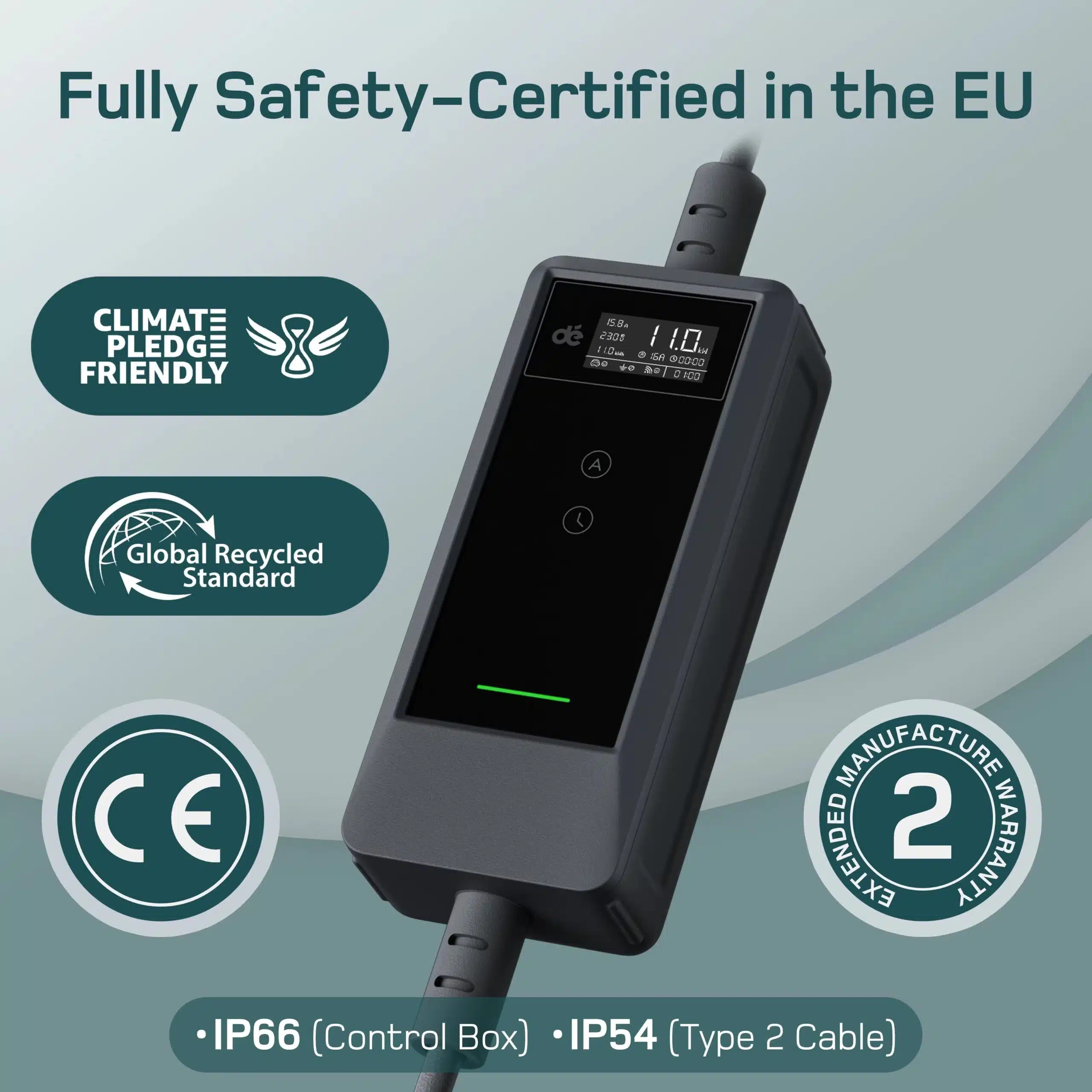 Steuerbox des dé EV-Ladegeräts mit IP66