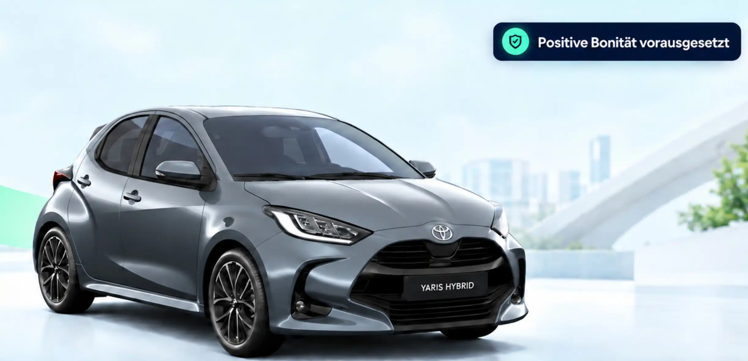 Toyota Yaris von vorne - Banner