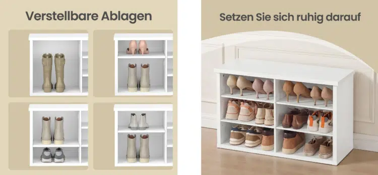 Vasagle Sitzbank mit Stauraum
