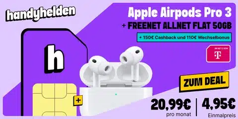 AirPods Pro 3 Bundle mit 50GB im Telekom-Netz