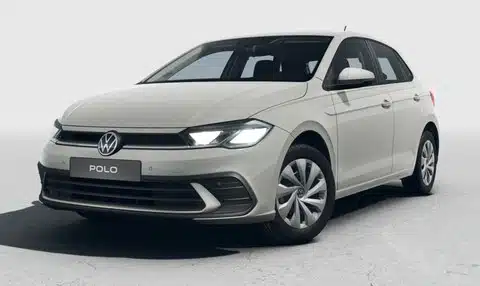 VW Polo Life in Ascotgrau schräg von vorne