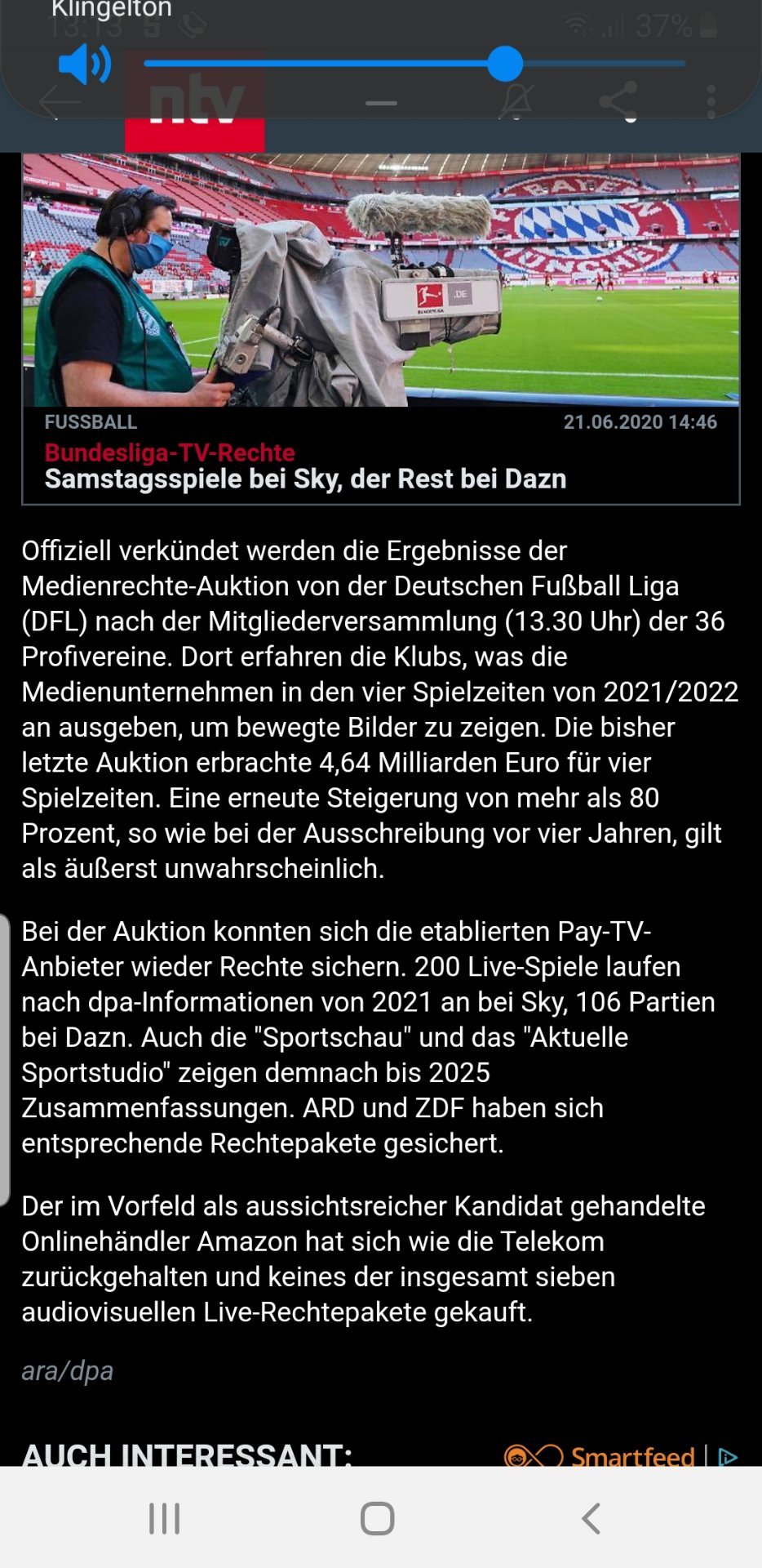 Sky Sport Ticket jetzt dauerhaft für gerade mal 9,99€/Monat