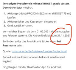 Anhang zu Kommentar von MASH