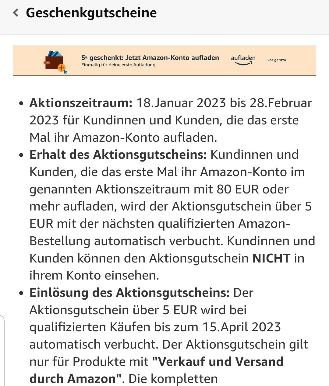  Konto mit 40€ aufladen und 6€ geschenkt I 2024 Februar