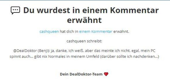 Anhang zu Kommentar von DealDoktor (Benji)