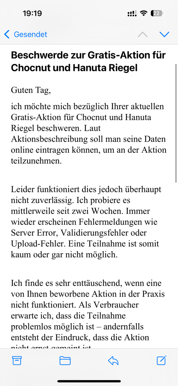 Anhang zu Kommentar von isthaltso