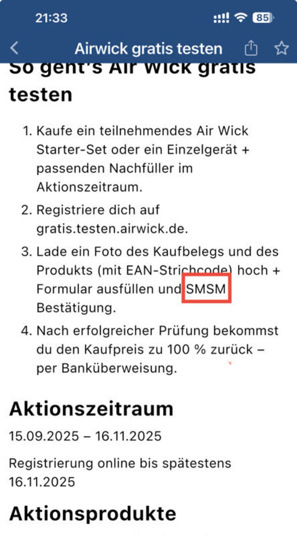 Anhang zu Kommentar von MASH