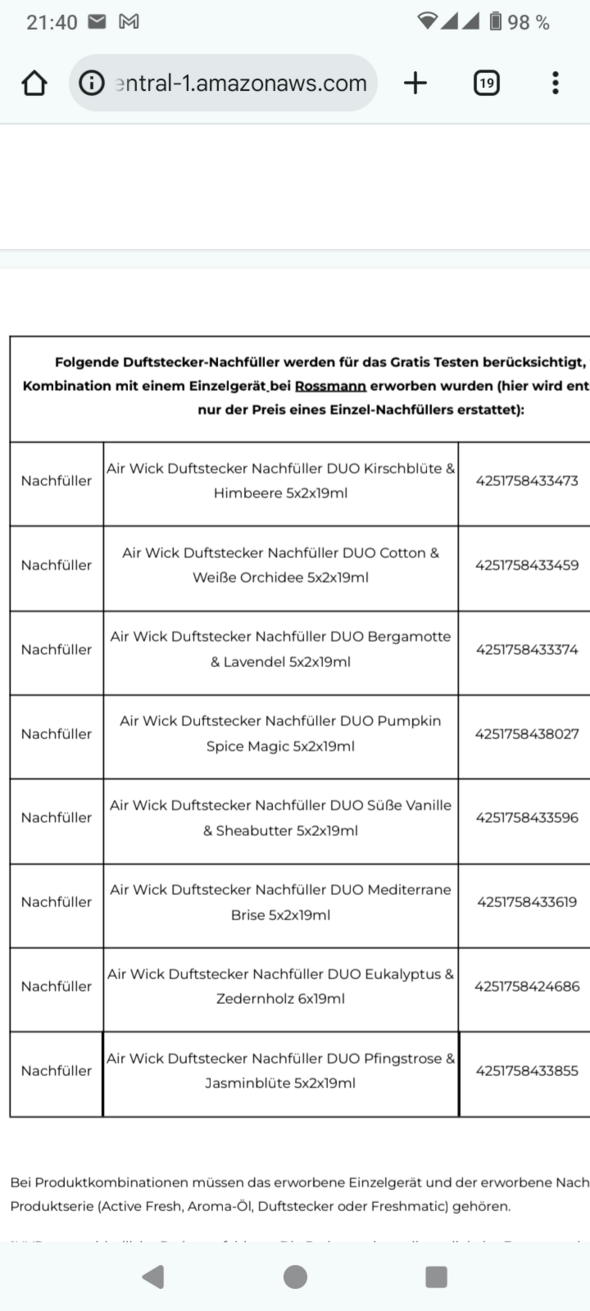 Anhang zu Kommentar von DealOrNoDeal