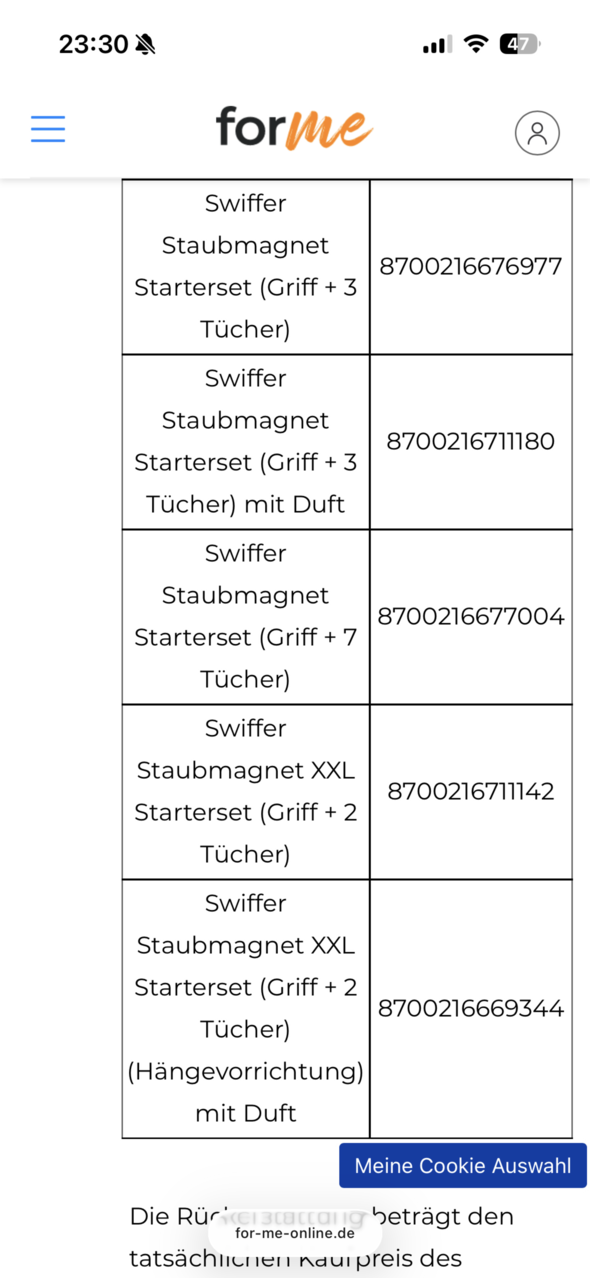Anhang zu Kommentar von Linalina