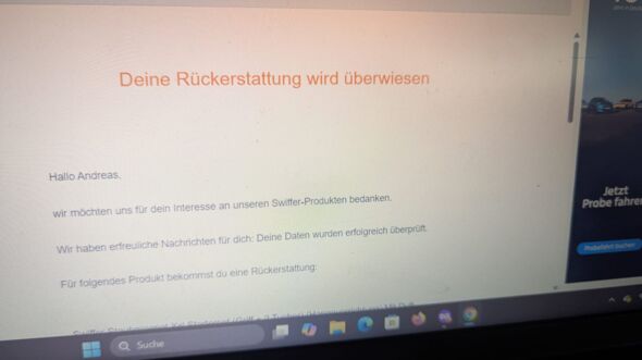 Anhang zu Kommentar von Andilein