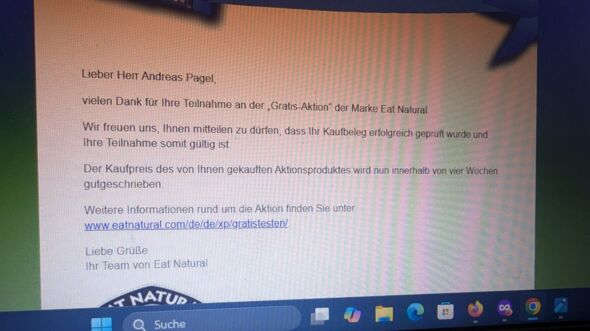 Anhang zu Kommentar von Andilein