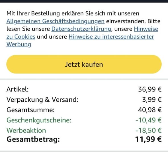 Anhang zu Kommentar von nonamerob