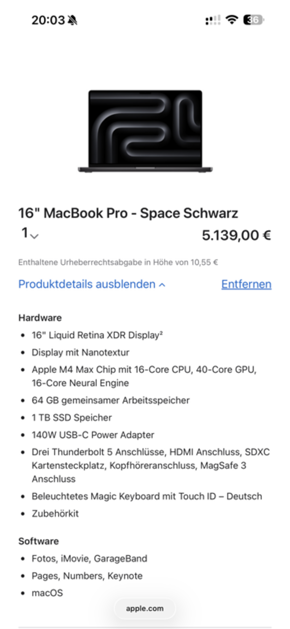 Anhang zu Kommentar von bd18555