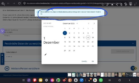 Anhang zu Kommentar von eu
