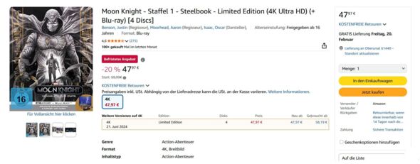 Anhang zu Kommentar von Delirium