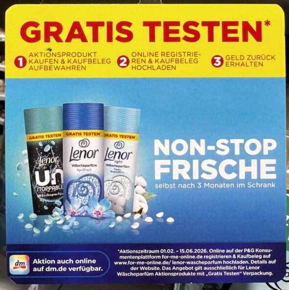 Anhang zu Kommentar von Cashbackqueen