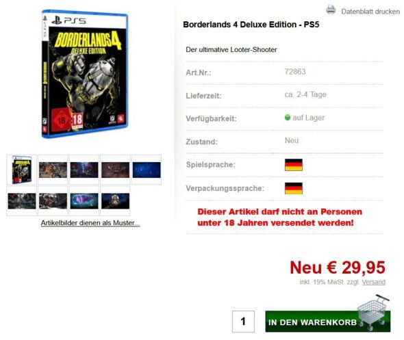 Anhang zu Kommentar von Delirium