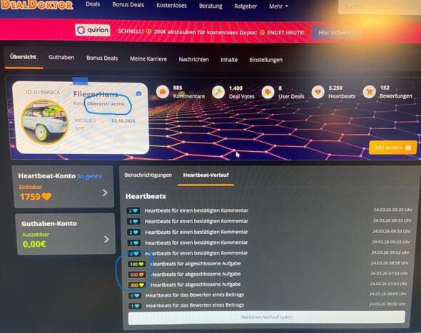 Anhang zu Kommentar von FliegerHans