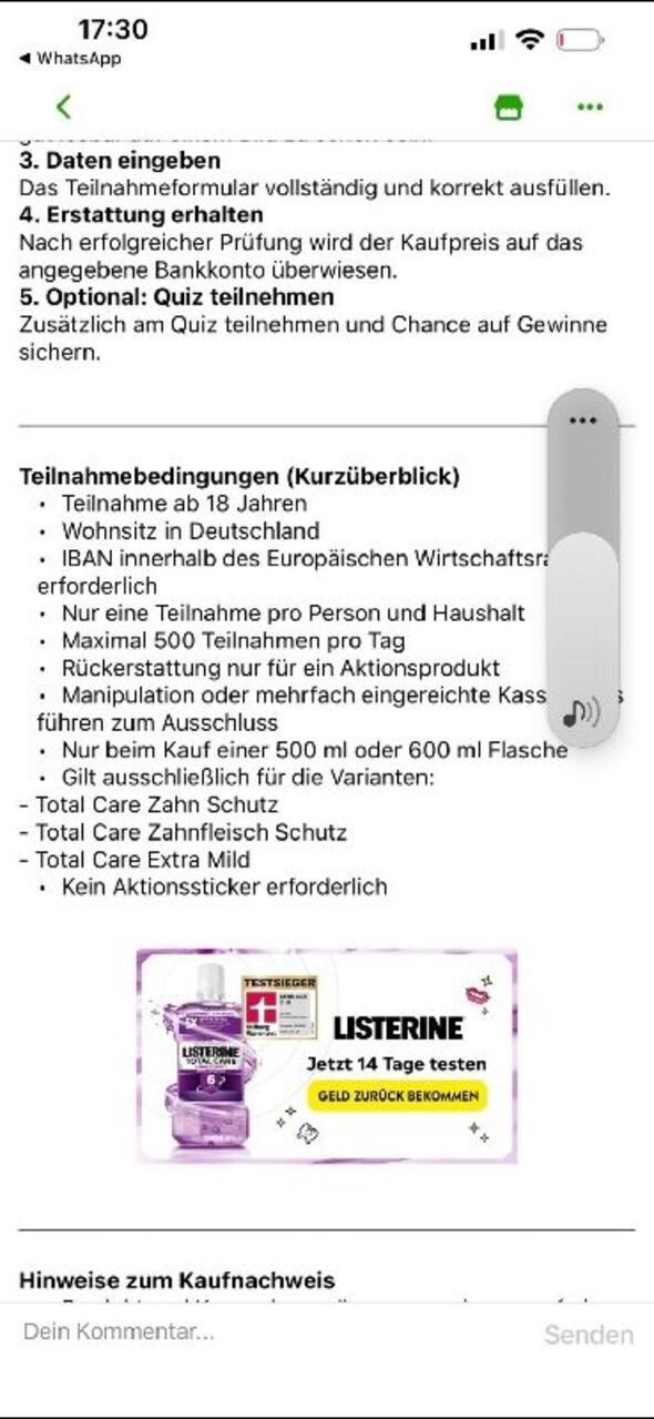 Anhang zu Kommentar von Shakira