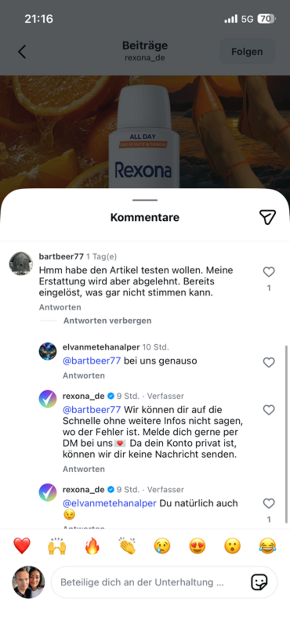 Anhang zu Kommentar von AlleNamensindvergeben
