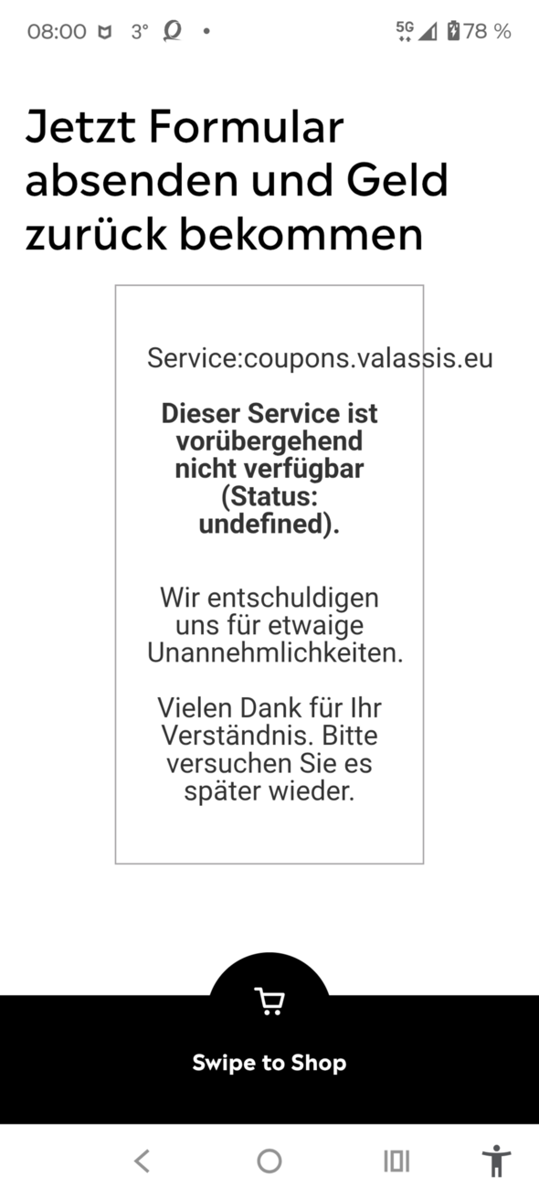 Anhang zu Kommentar von Cuarenta