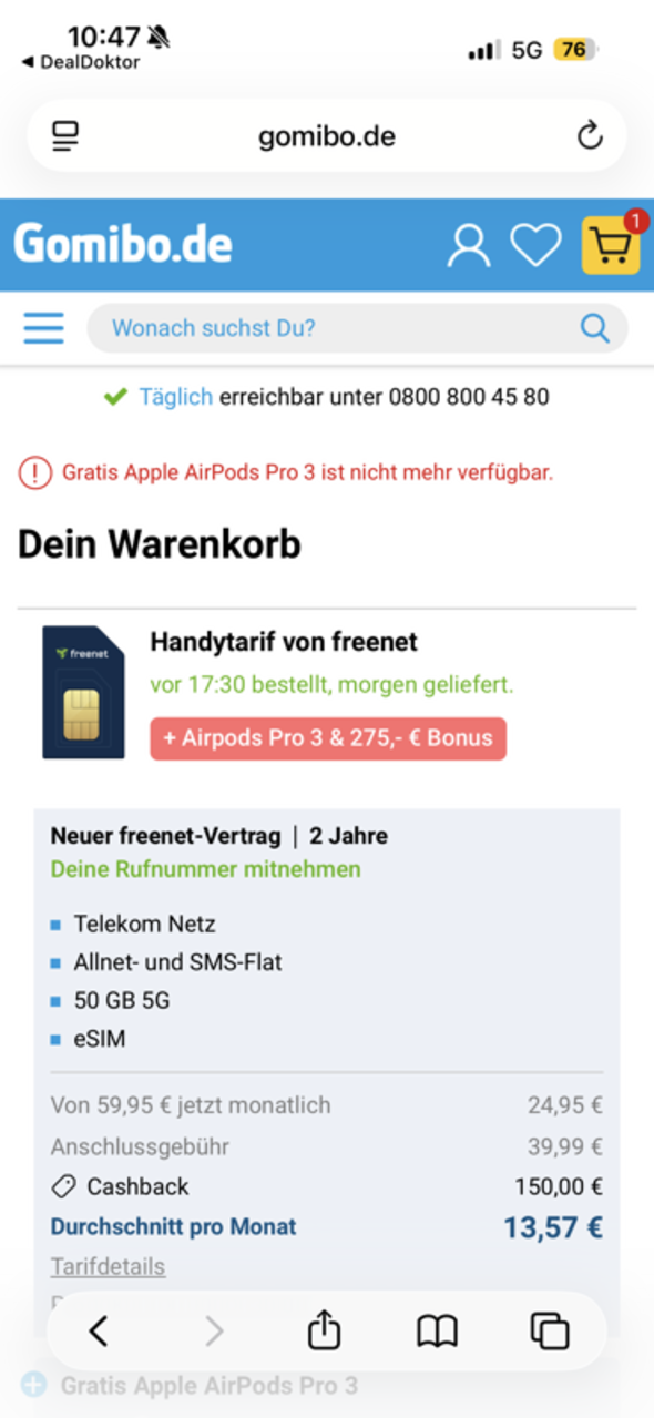 Anhang zu Kommentar von bd8255