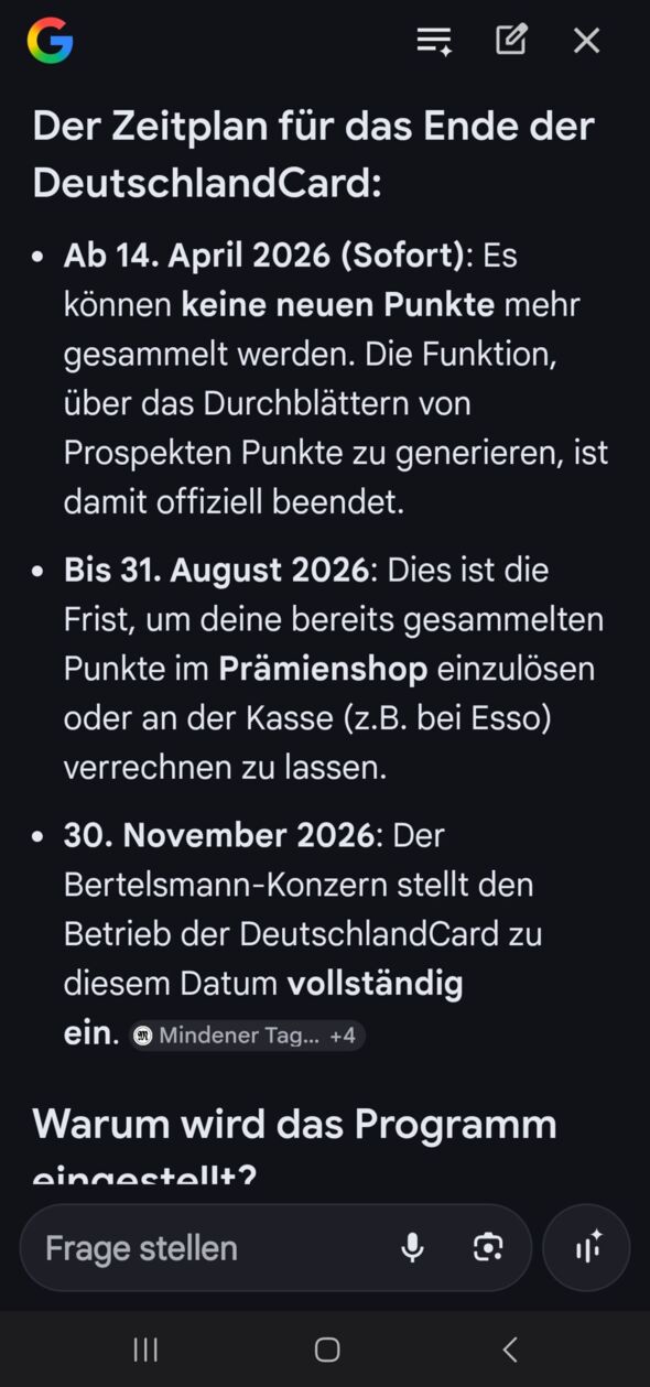 Anhang zu Kommentar von Pointhunter