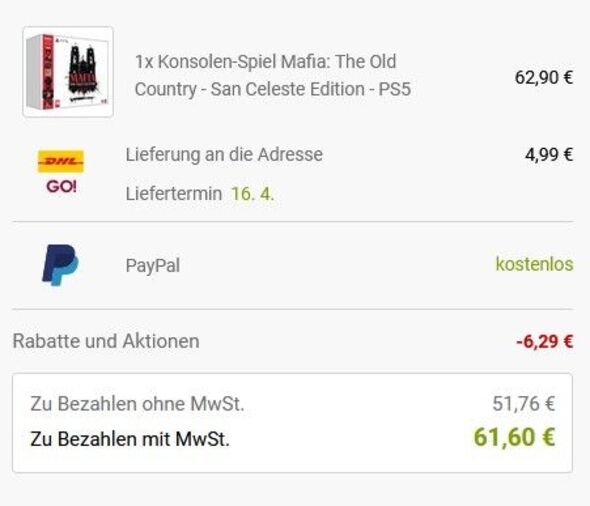 Anhang zu Kommentar von Delirium