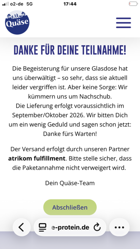 Anhang zu Kommentar von Pompon