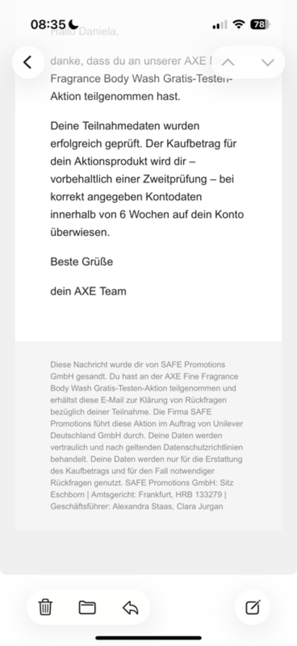 Anhang zu Kommentar von Dani211