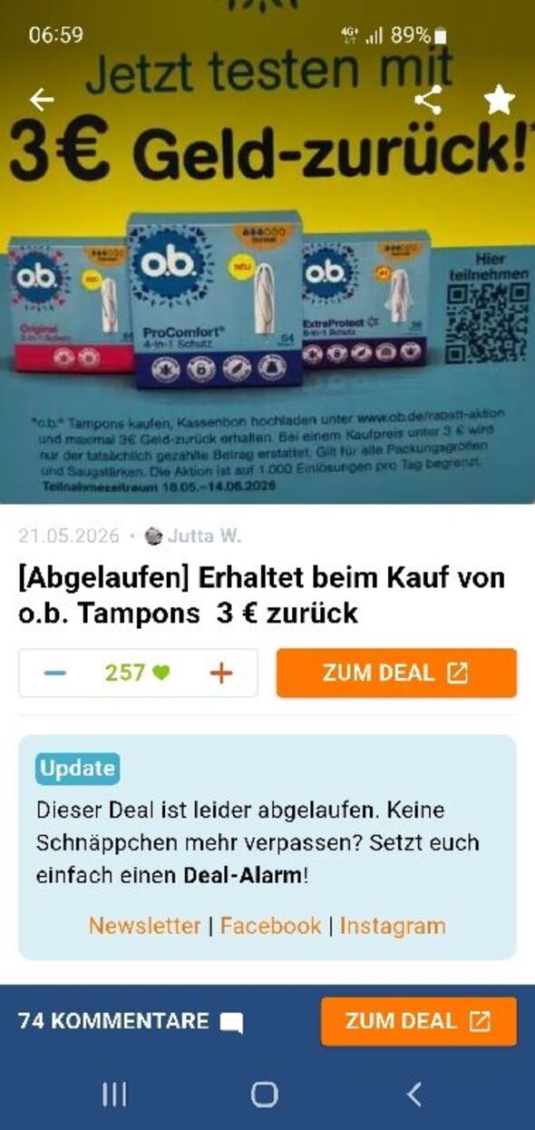 Anhang zu Kommentar von Hali
