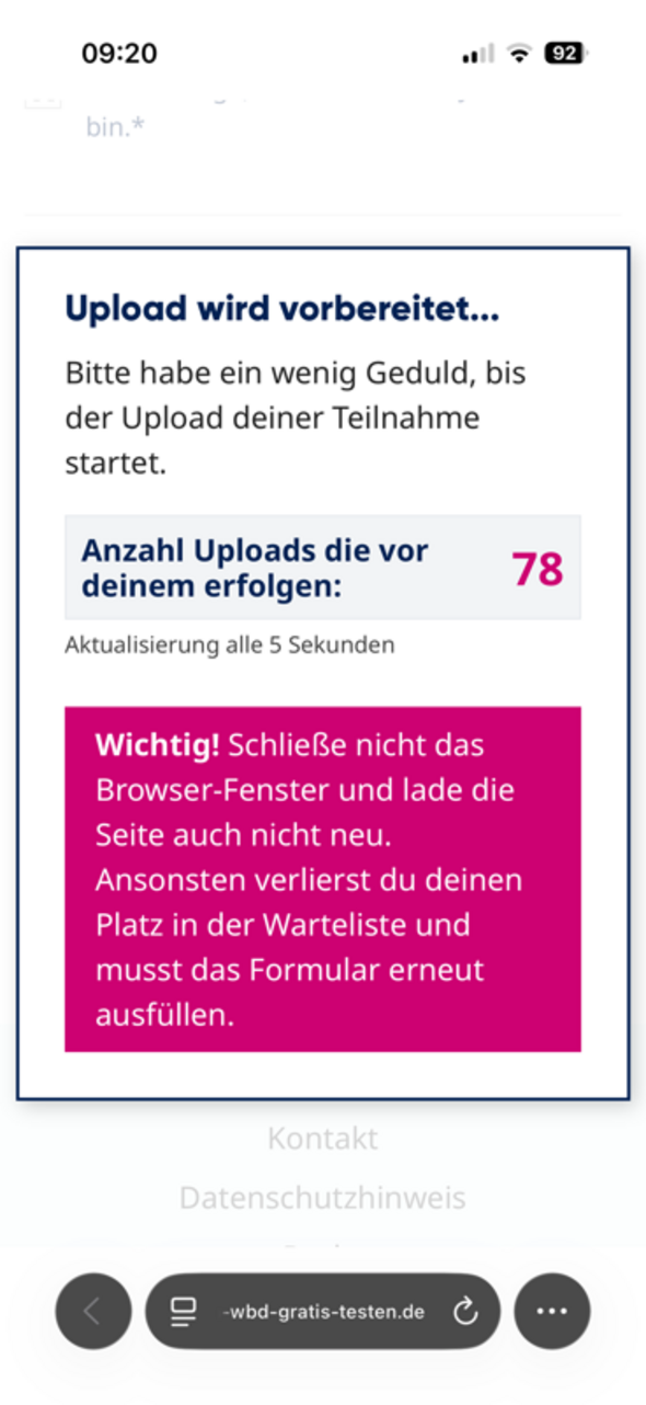 Anhang zu Kommentar von AlleNamensindvergeben