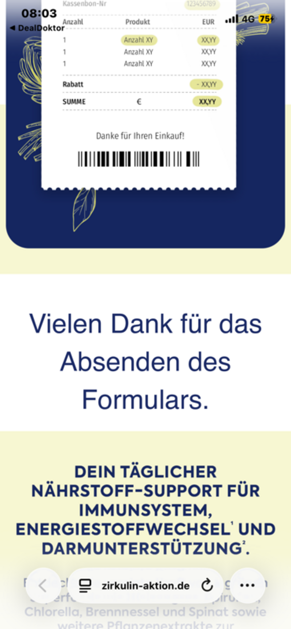 Anhang zu Kommentar von Chrissabelle