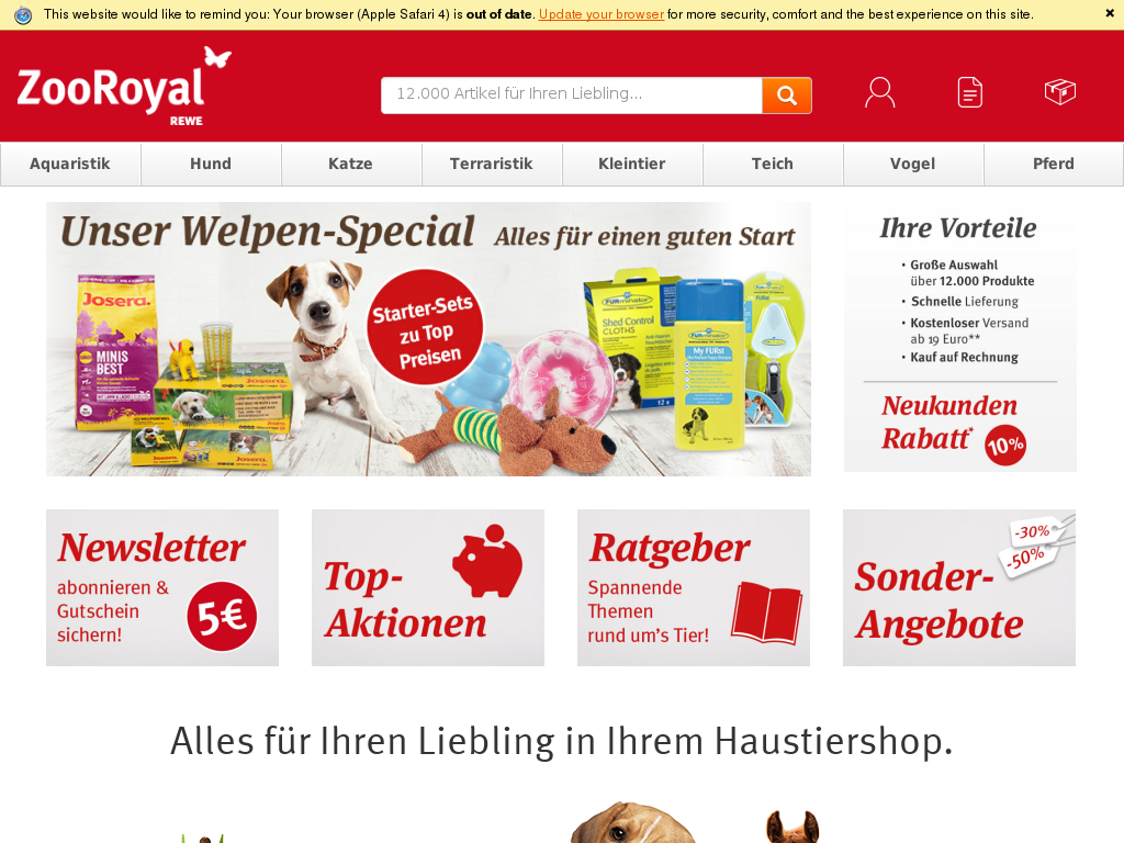 Zooroyal Gutscheine Oktober 2023