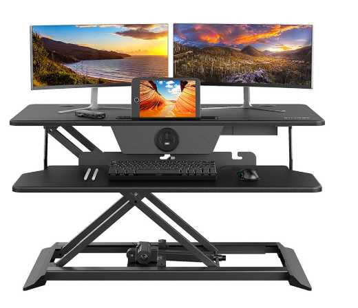 BlitzWolf Elektrischer Hubtisch mit USB-Ladestation (EU Direct)