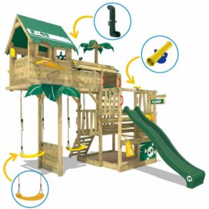 Wickey Spielturm Smart Castaway mit Schaukel & Rutsche