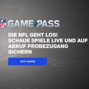 🏈 NFL Gamepass Pro 2021 (VPN über Brasilien)