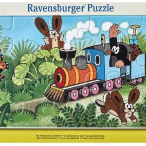 Ravensburger - 06349 Der Maulwurf als Lokführer - Kinderpuzzle mit 15 Teilen für 2,99€
