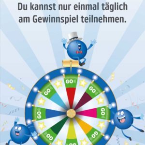 täglich am himmlichen Glücksrad drehen auf der Payback APP