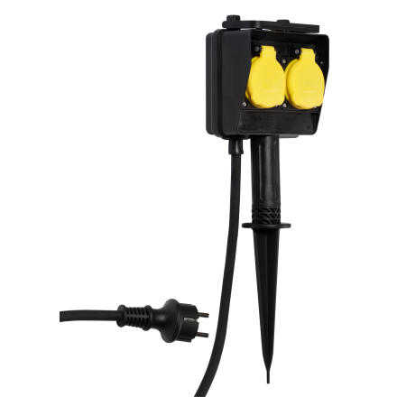 VIVANCO Outdoor 2-fach Steckdose für 10,99€ (statt 16€)